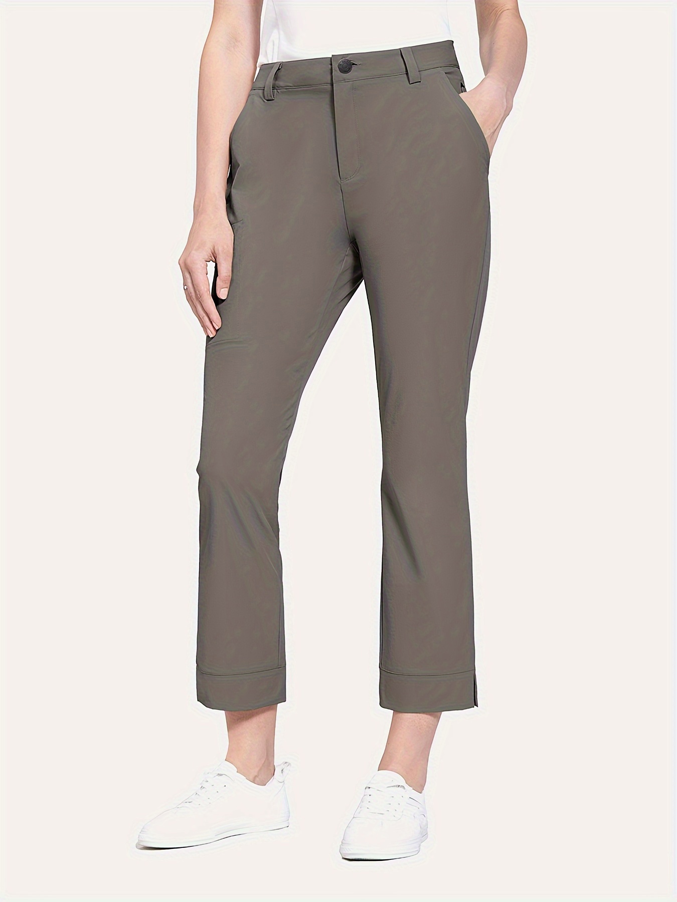 Women Golf Pants Split Pant Legs Slim Elastic Trousers Quick-Drying Lady  Golf Clothing Sports Tennis Pants, Pants -  Canada
