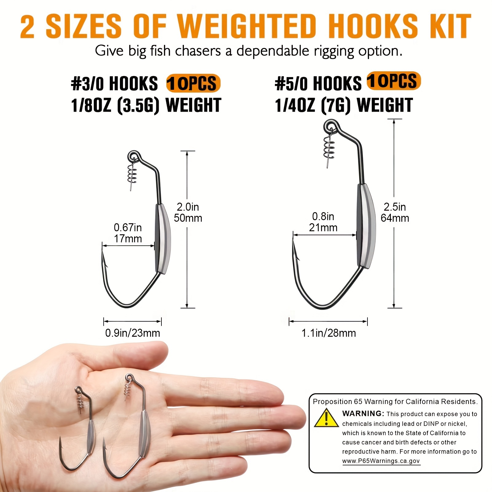 Best Weighted Hooks For Saltwater Fishing (Best Brands, Weights, Styles &  More) 