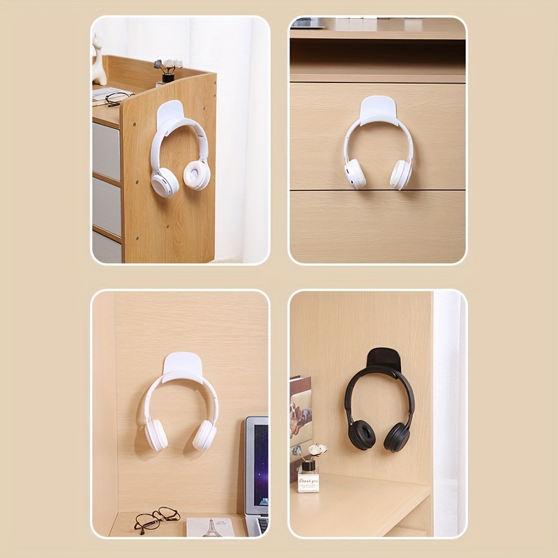 Halter Headphone Hook Arched Hanger Hook Curved Design Temu