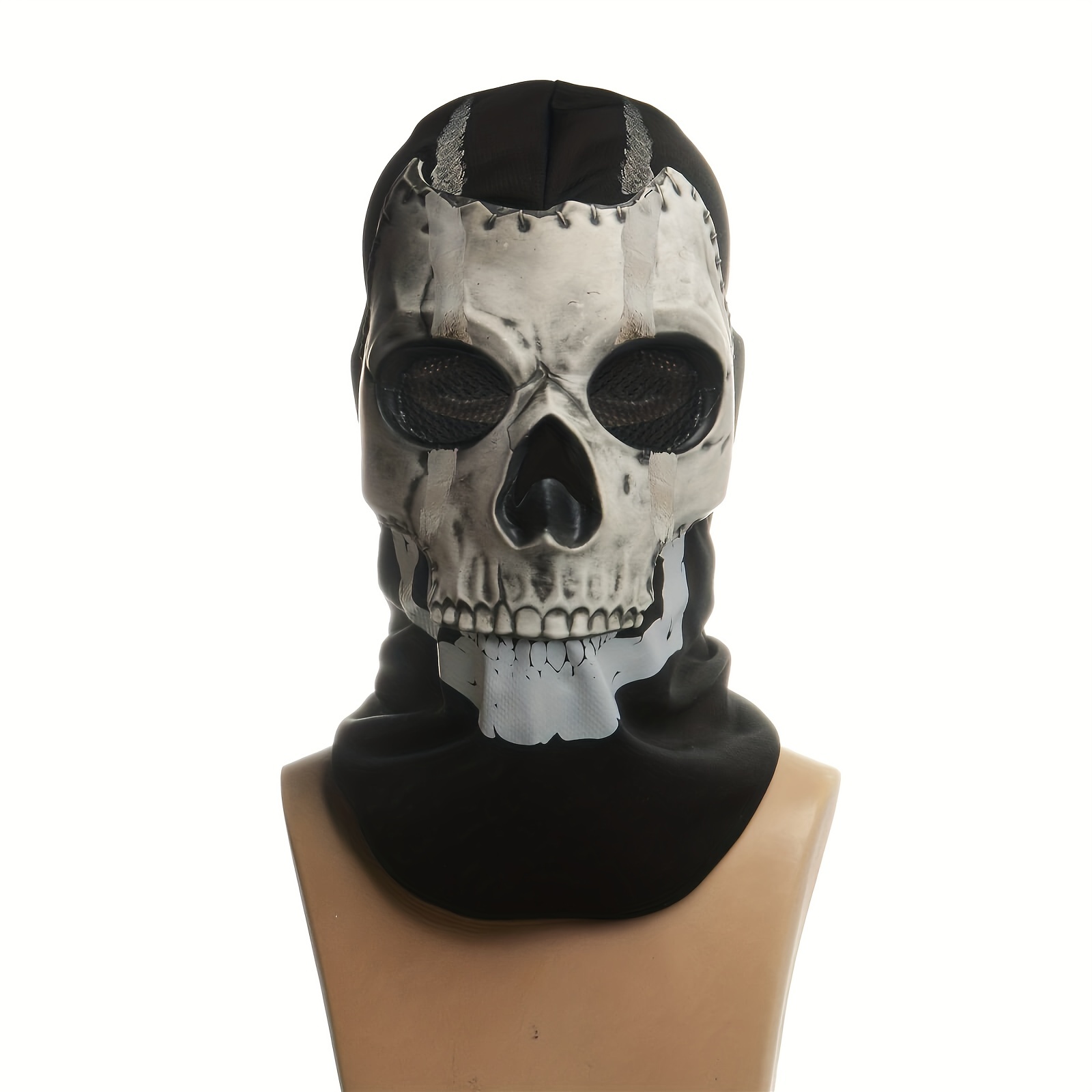 Halloween Cosplay Dress Up Mask Skull Full Face Mask Costume - Temu Italy