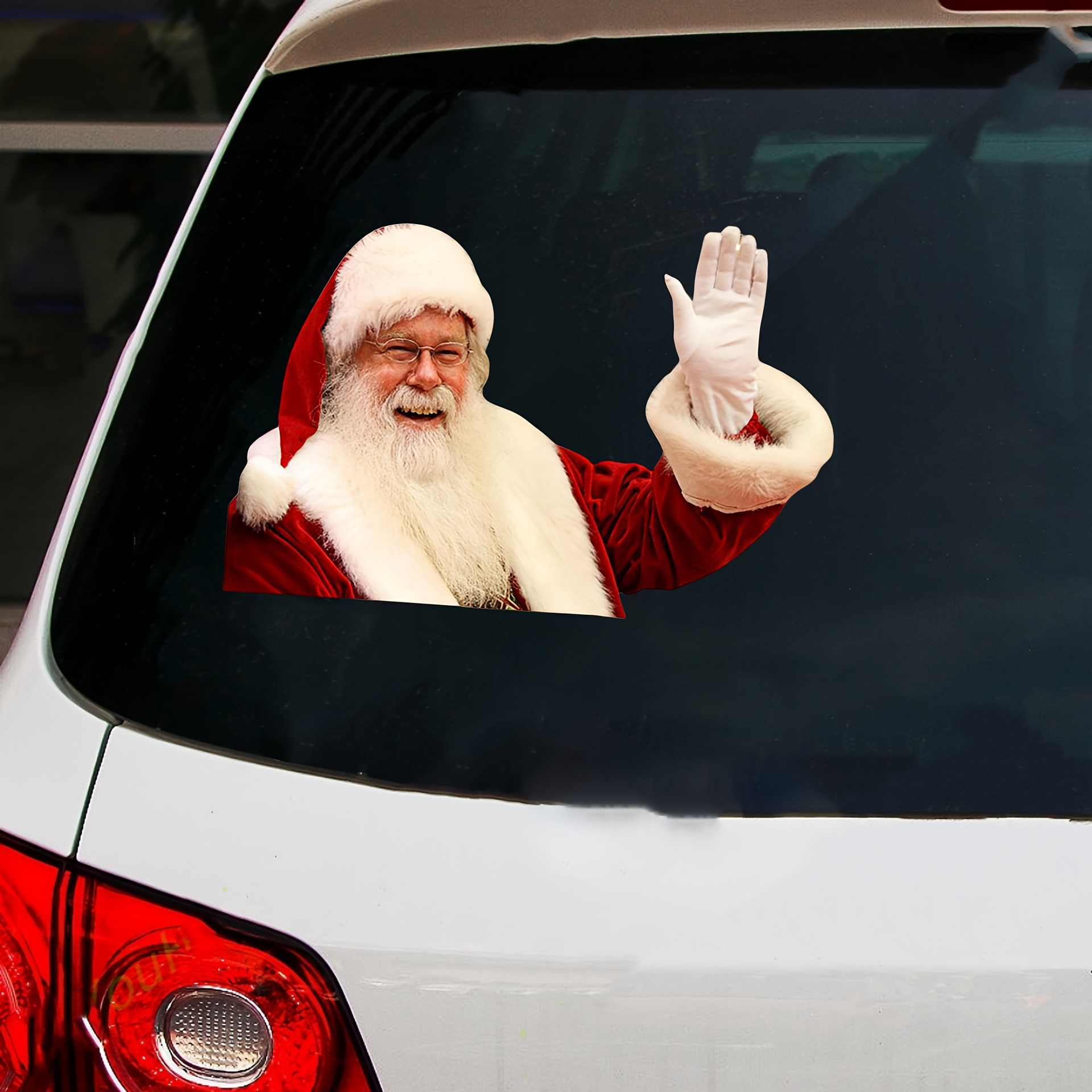 scheibenwischer aufkleber heckscheibe santa claus auto weihnachten  abziehbild