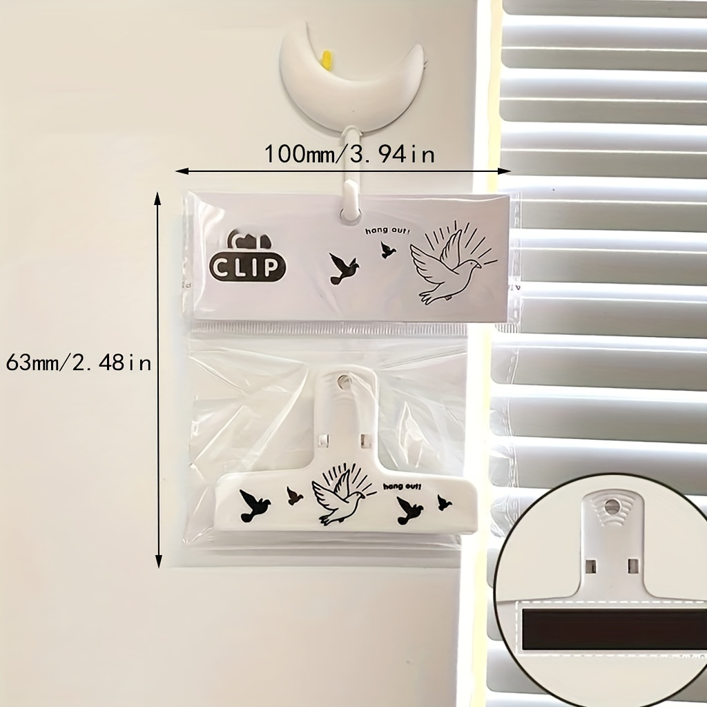 Creative Minimalism Magnet Office Journal Clip 4pcs