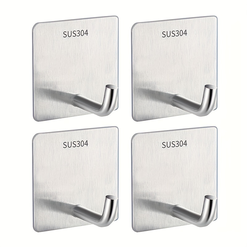 Adhesive Hooks Heavy Duty Stick On Wall Hooks For Hanging Towels