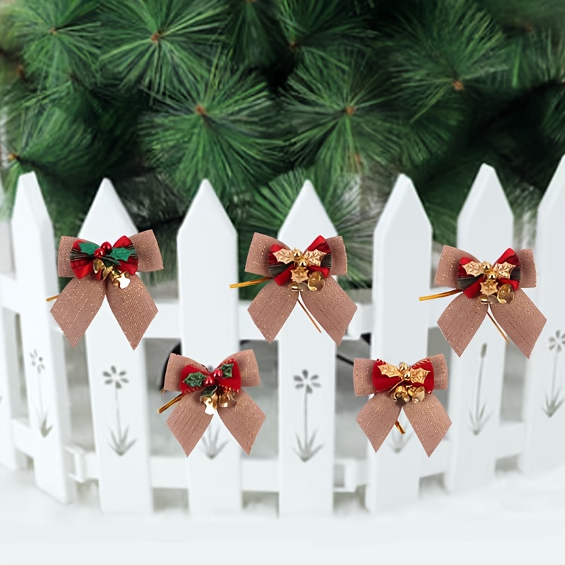 Cute Mini Christmas Bows For Tree Decoration - Inspire Uplift