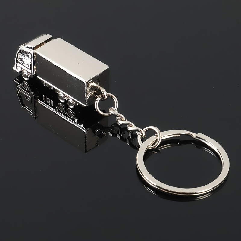 1pc Stylish and Creative Minimalist Acrylic Key Chain, Small Key Ring Car Decoration Gift for Men,Temu