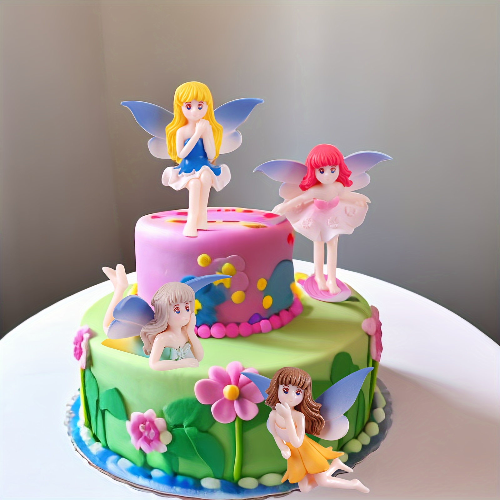 Miniature Fairy Cake Decoration Funny Garden Craft Micro - Temu