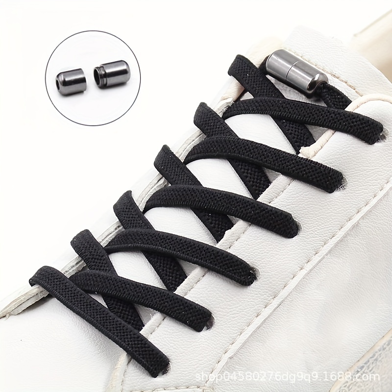 High elastic Shoelaces No tie Elastic Laces Cord Locks - Temu