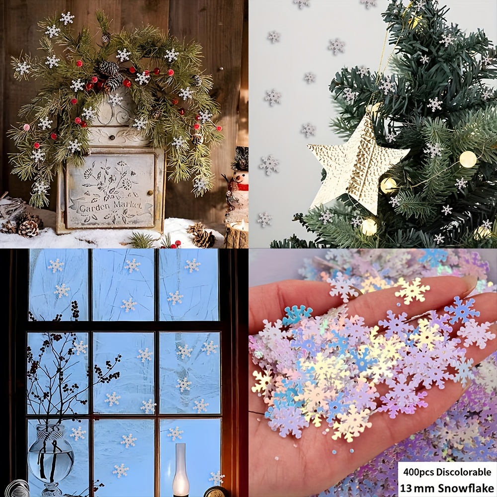 Christmas Snowflakes Confetti Party Confetti Party - Temu