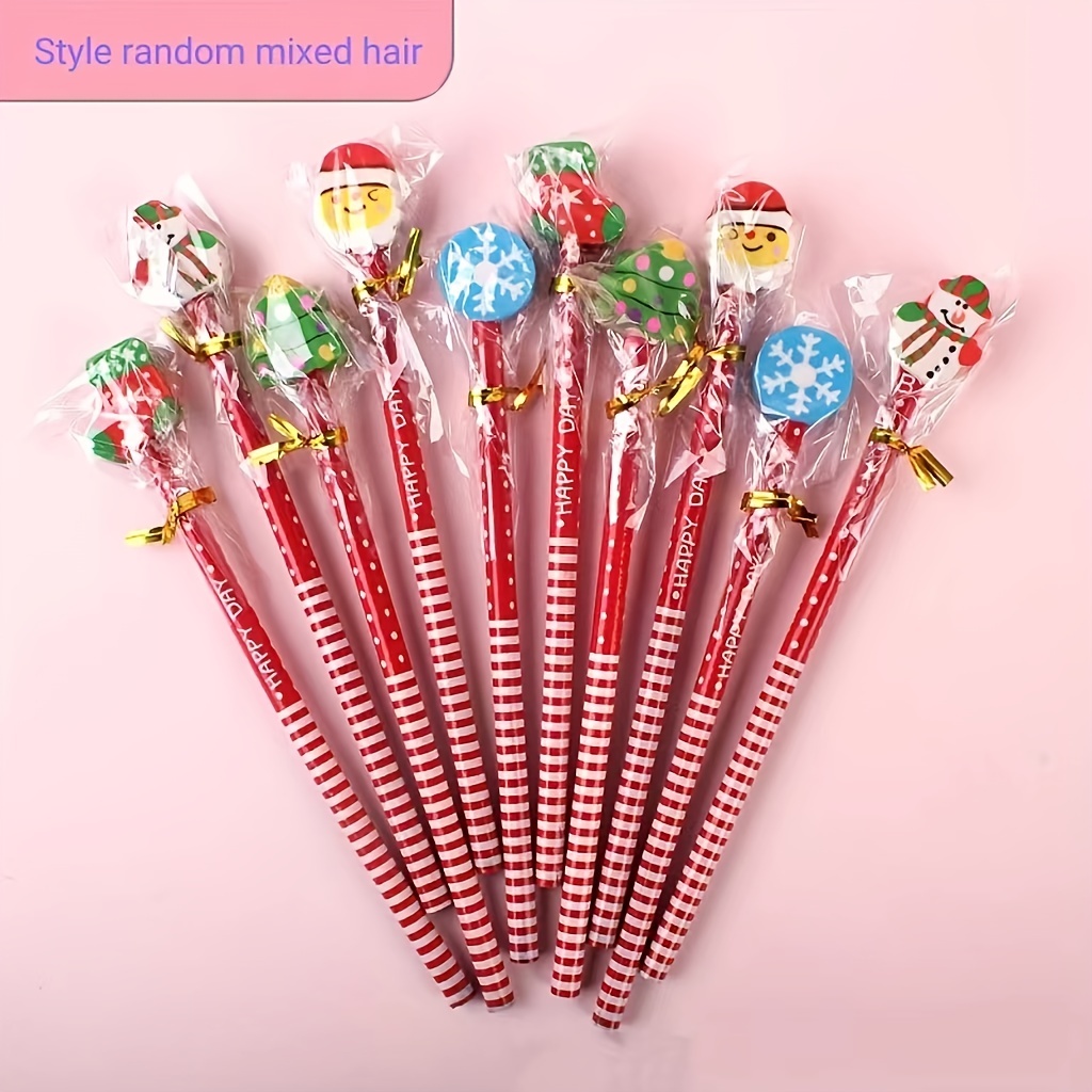 Comprar 24 Uds. Lápices de feliz cumpleaños divertidos lápices de madera  con borradores superiores para suministros y regalos de fiesta de cumpleaños  para niños