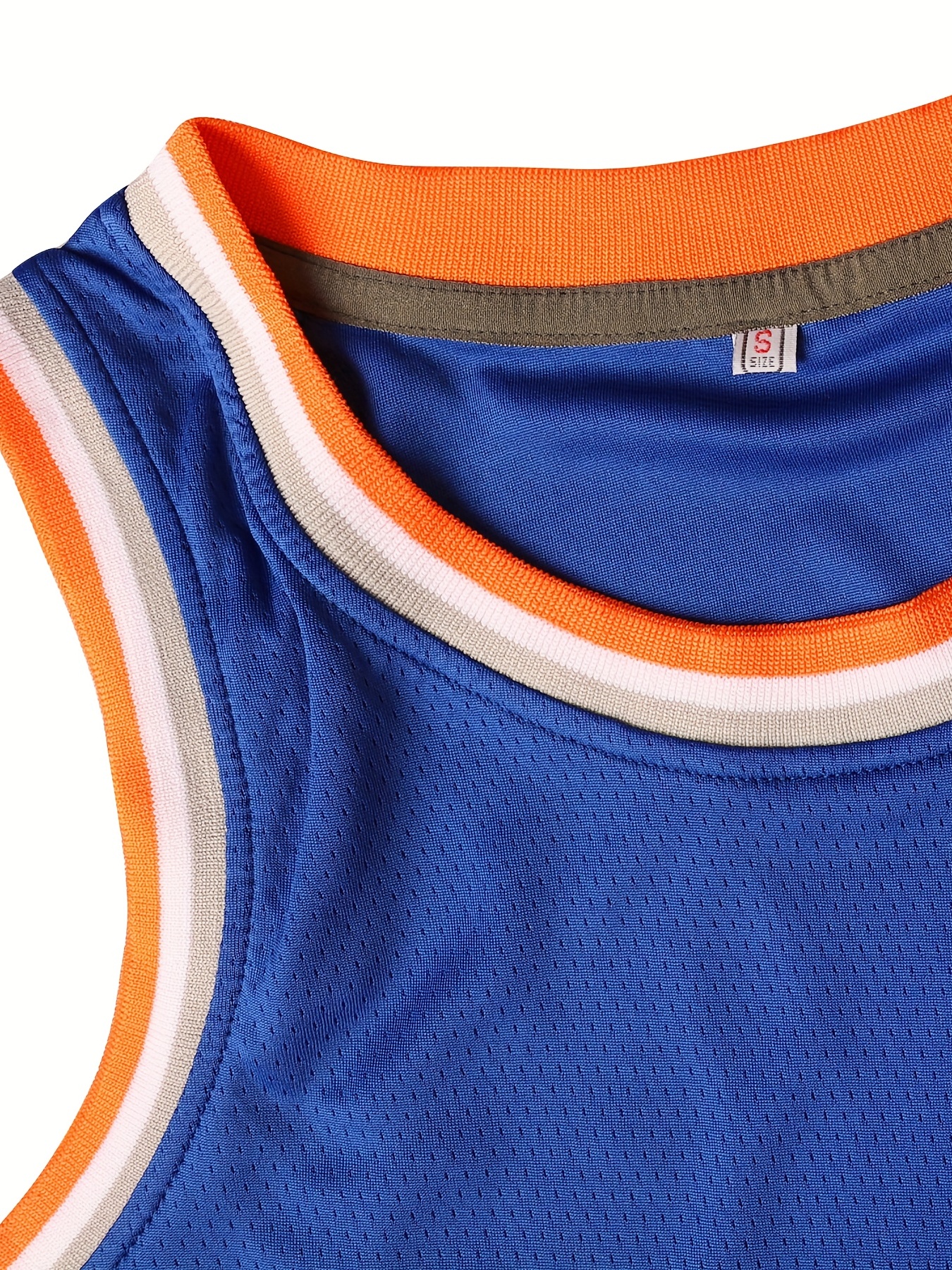 Vintage 70s Sportswear Blue Polyester Basketball Jersey XL