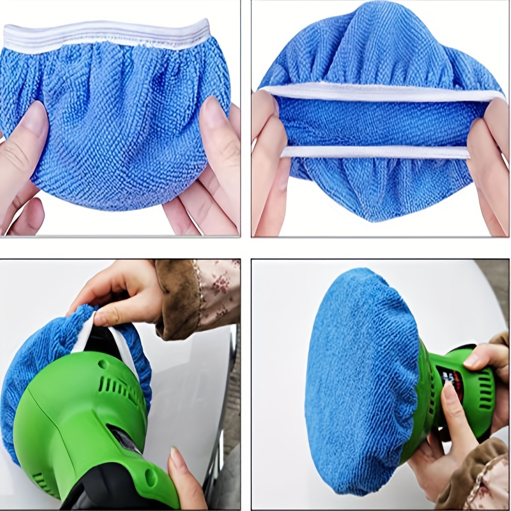 Car Polisher Pad Bonnet Soft Microfiber Car Polisher Pad - Temu