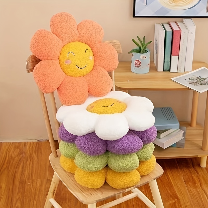 Adorable Sunflower Daisy Pillow Plush Toy Perfect For Home - Temu