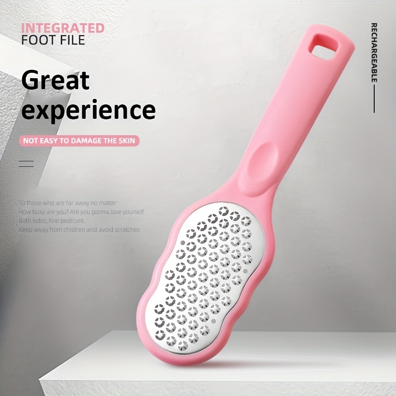 Pedicure Foot File Rasp Callus Stainless Steel Hard Dead Skin Removal Foot  Scraper Grinding Grater Scrubber Wet Dry Foot Care To