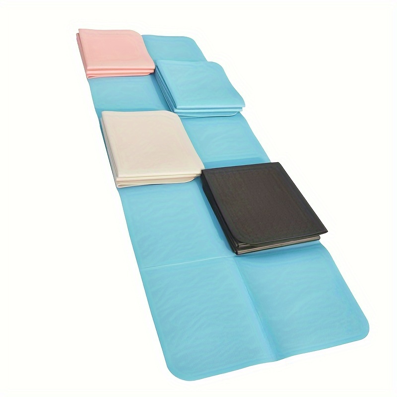 Double Sided TPE Foldable Yoga Mat for Fitness Pilates Workout