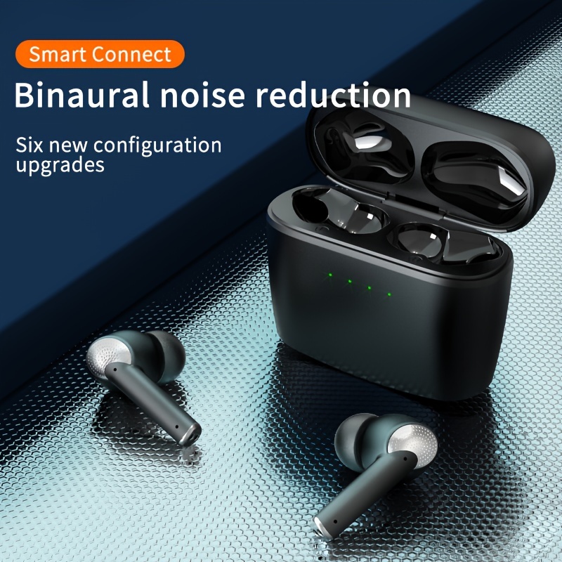 Y01 Wireless Binaural Noise Canceling Headphones With Charging Case Sports  Running In-Ear Earbuds For Cell Phones