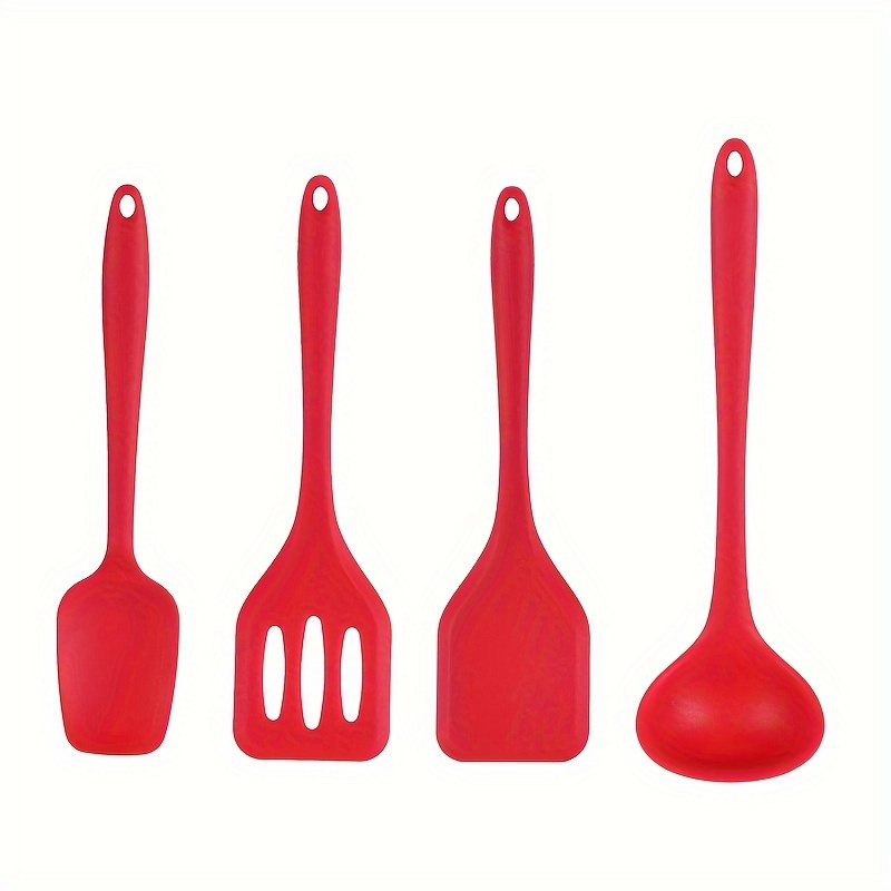 Mini Silicone Frying Shovel for Kitchen Utensils Auxiliary Food