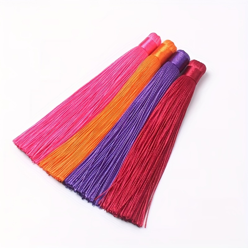 Tassel Silk Trim Floss Bookmark Tassels Mini Tassels For Diy - Temu