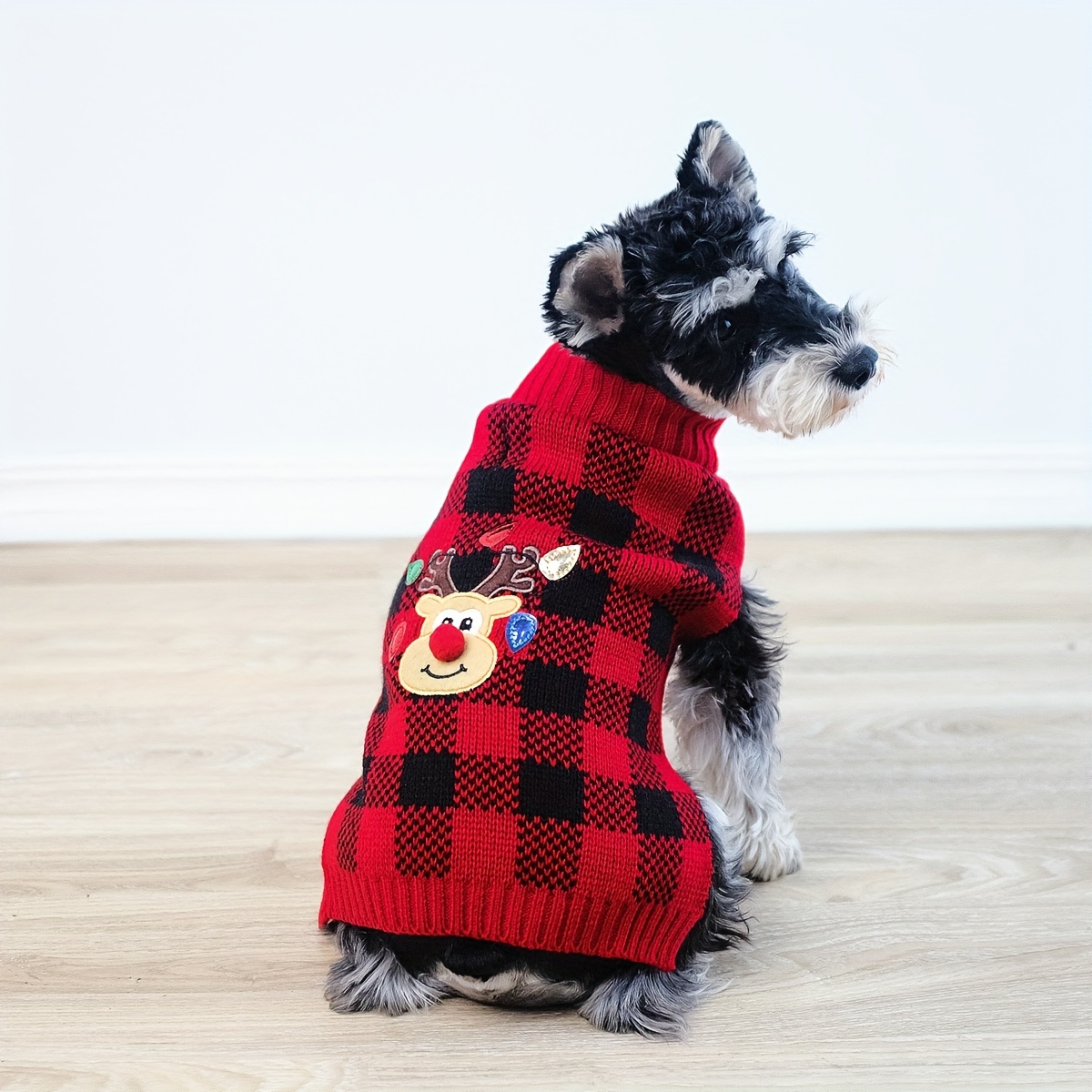 Buffalo check outlet dog sweater