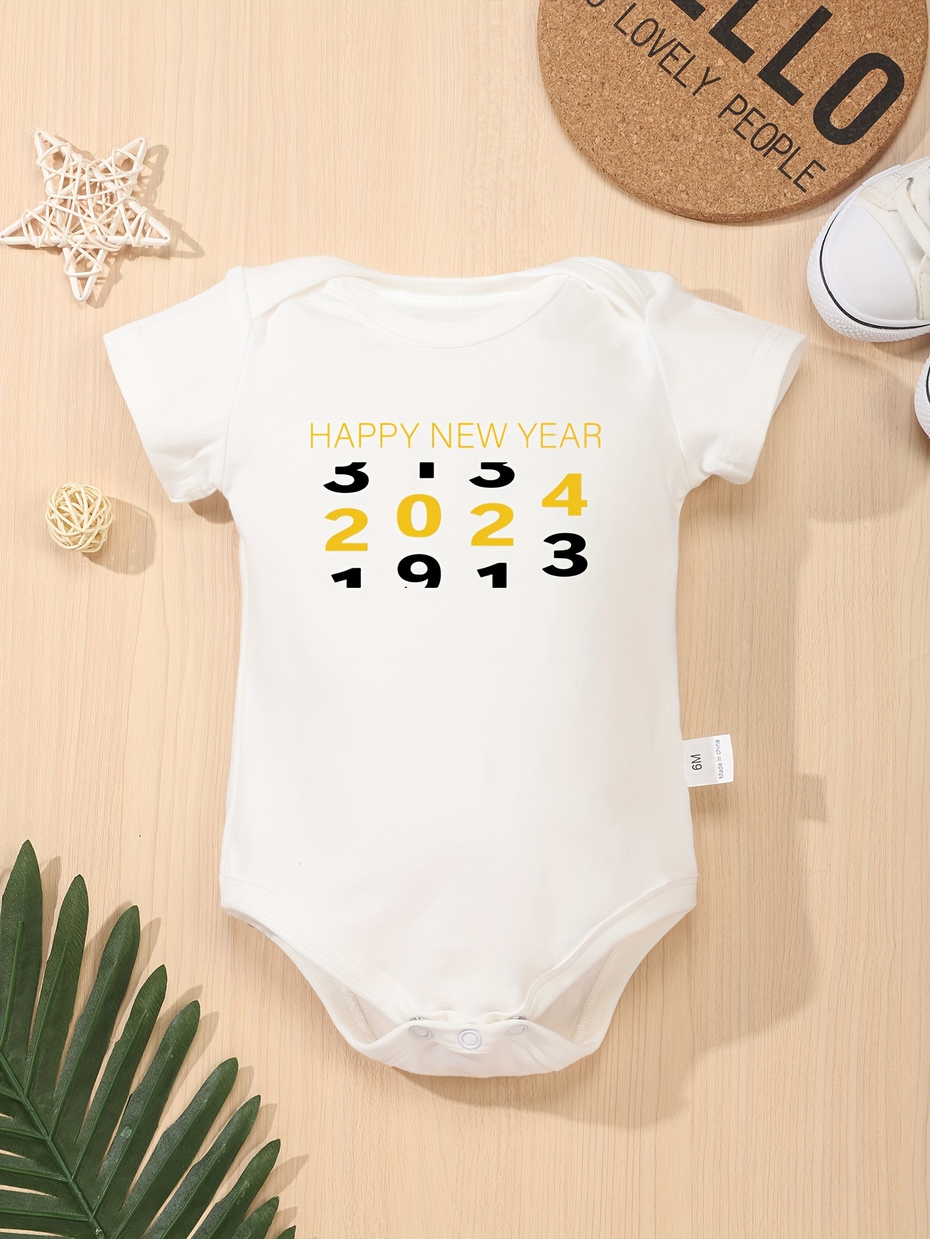 2024 Nouveau Body Bébé Combinaisons Courtes En Coton Simple - Temu
