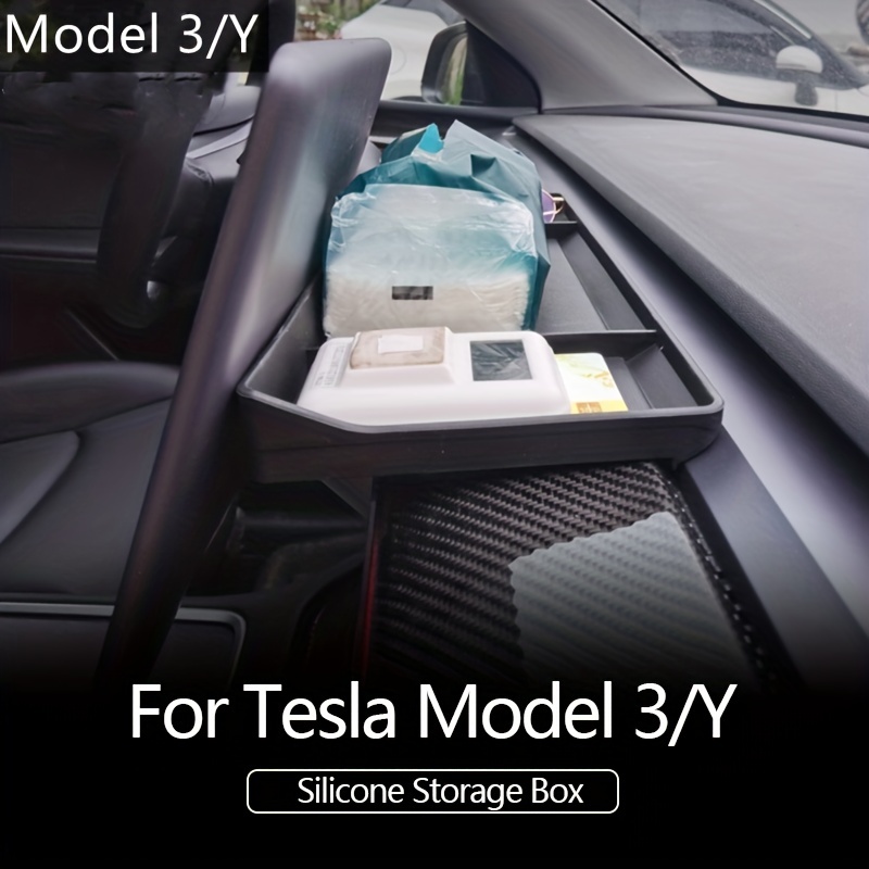 Pour Tesla modèle 3 Y, boîte de rangement arrière d'écran, plateau