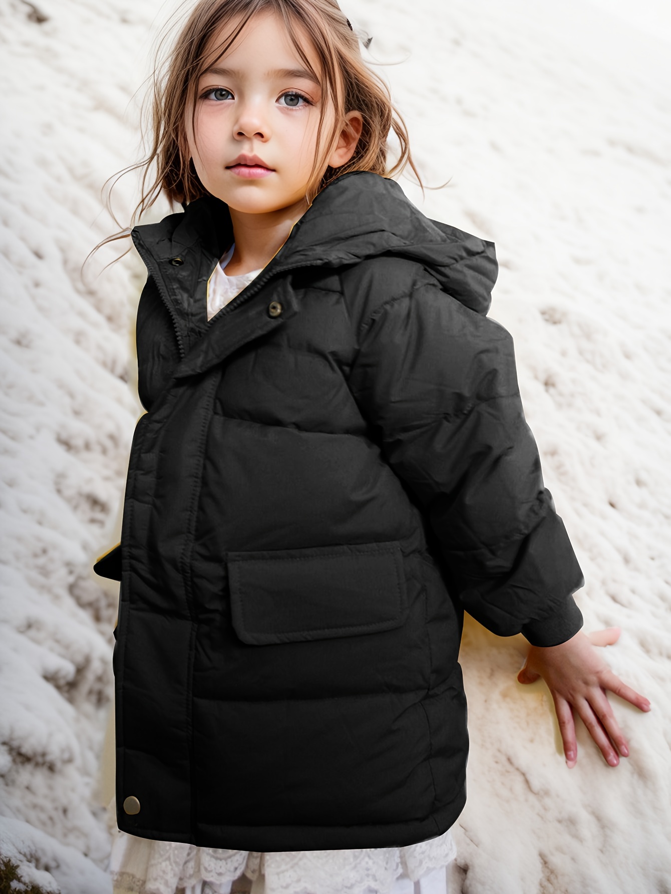 Cheap Fashion Children Winter Down Cotton Jacket Girl Clothes Kids Warm  Cotton Clothing for Teenage Girl