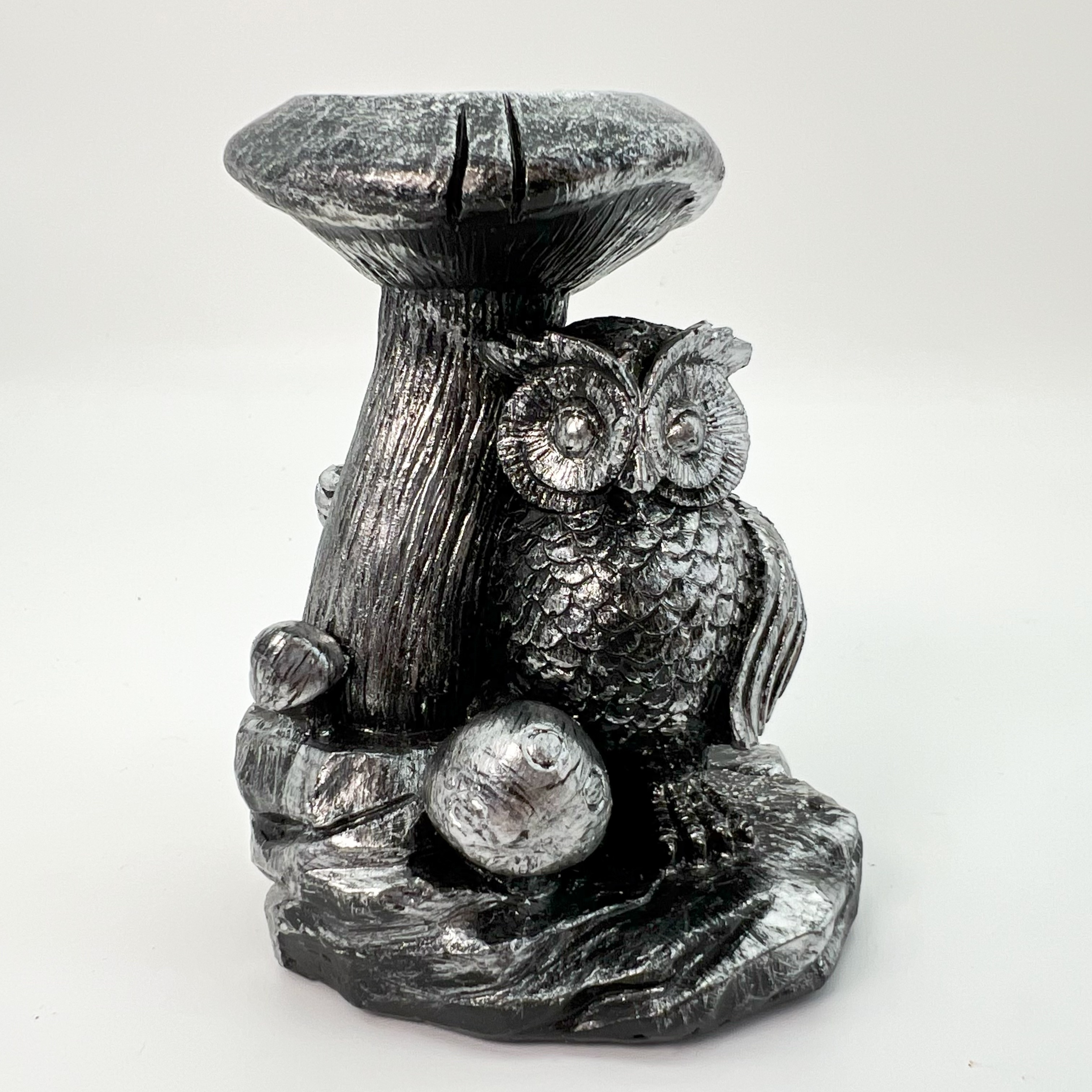 Owl Mushroom Crystal Ball Base