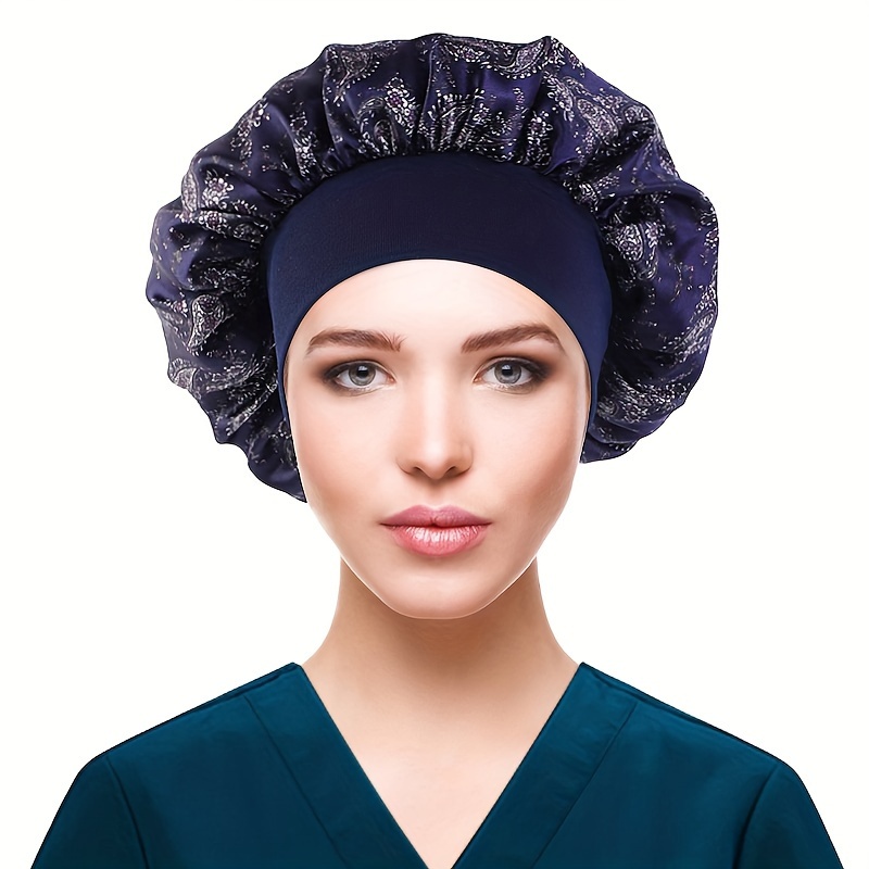 4/6 Pièces Bonnets Douche Bonnet Imprimé Réglable Bonnets - Temu