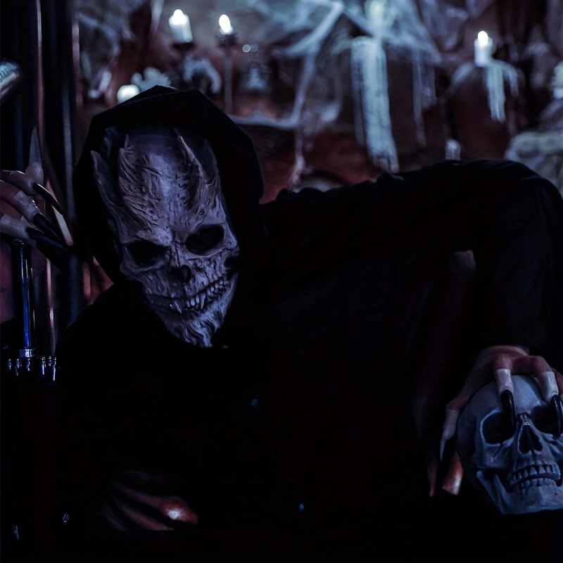 Death Warrior Skull Face Mask Party Masquerade Costume Halloween