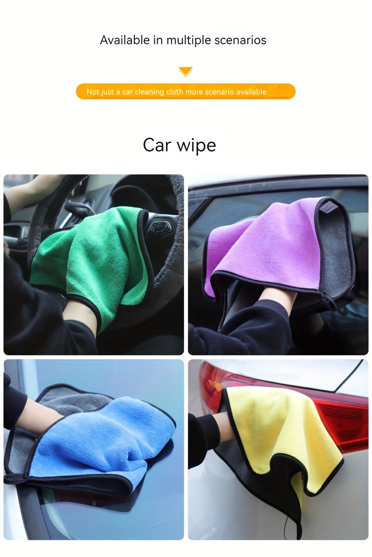 Super absorbent Double sided Car Wash Towels Quick drying - Temu