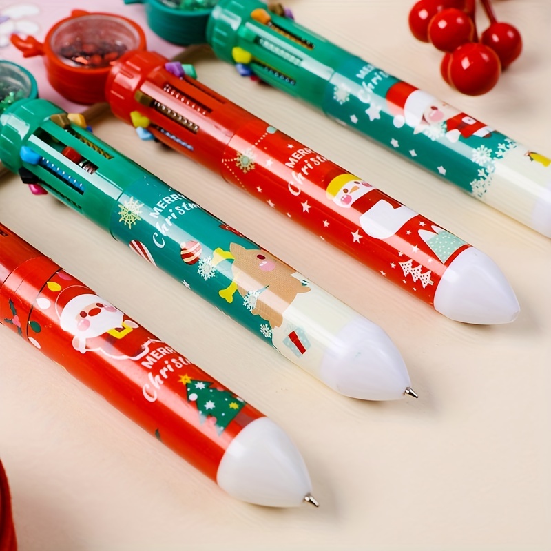 1 pièce Stylo à bille Noël aléatoire, Mode en ligne