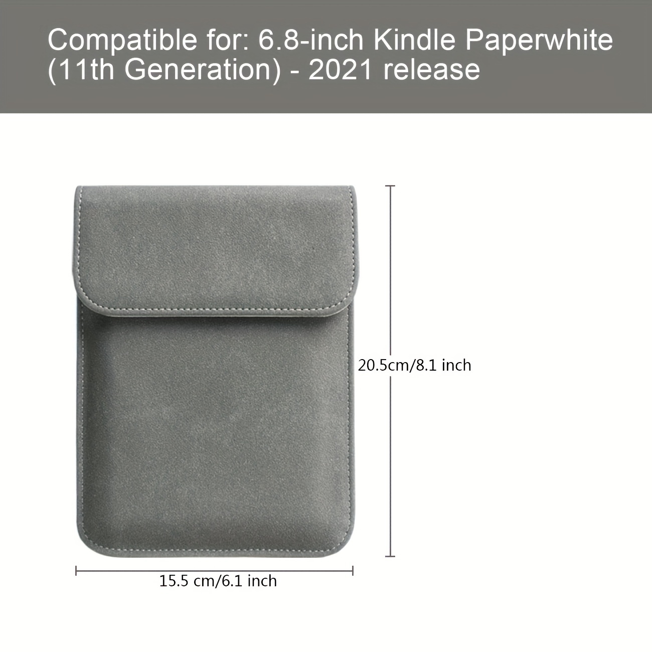 Funda para Kindle Paperwhite De 6,8 Pulgadas, Funda De Piel Sintética,  Estuche Protector para Lector De Libros Kindle Paperwhite De 6,8 Pulgadas.  (Marrón) : : Electrónica