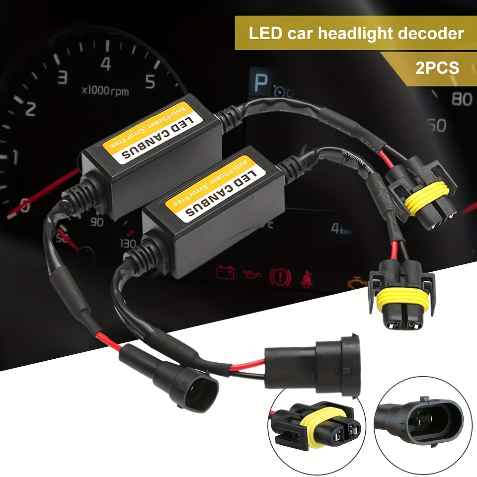 Décodeur ampoules LED canbus anti-erreur - Équipement auto