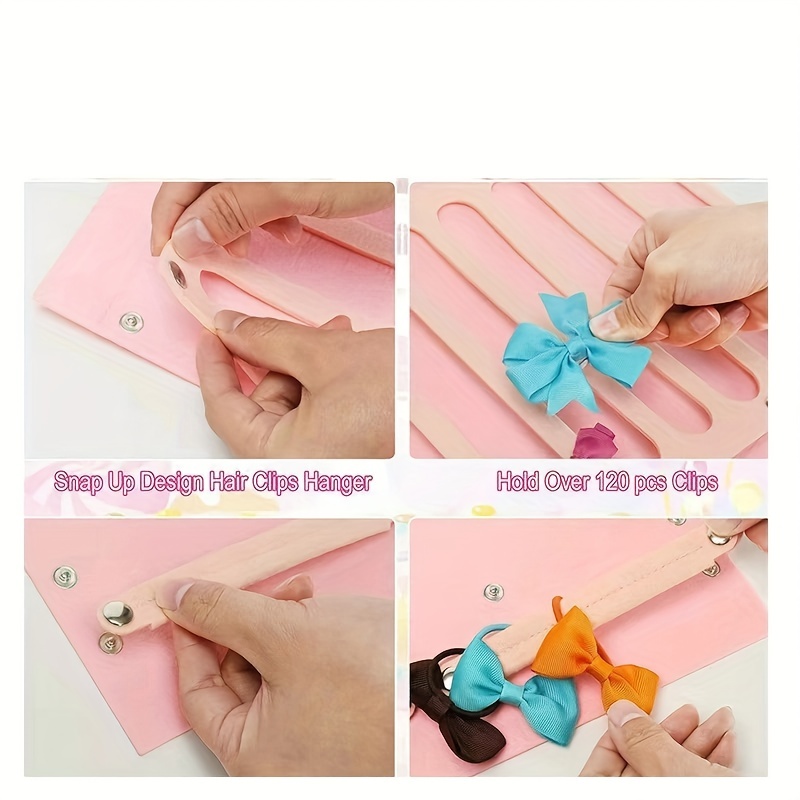 Felt Hair Clip Storage Ladies Hanging Hair Clip Storage - Temu