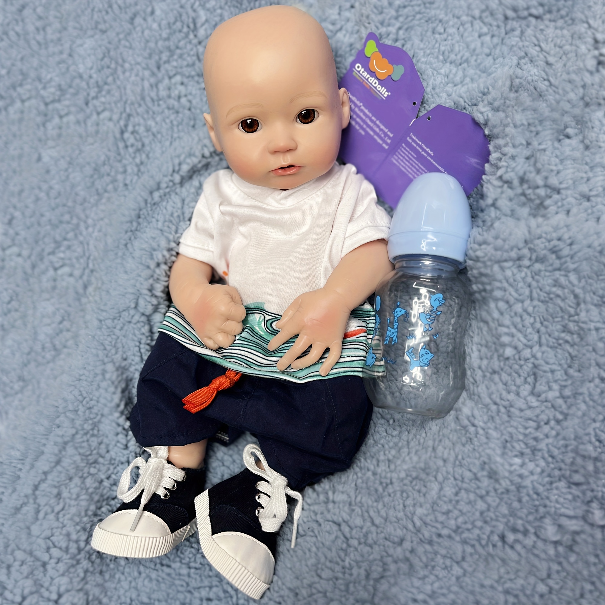 35 CM Soft Full Body Solid Silicone Bebe Reborn Doll Can drink milk can pee  boneca