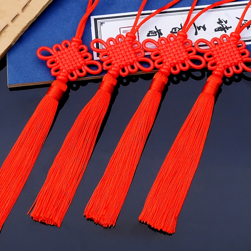 Decorative Tassels- Set of 6 - Red