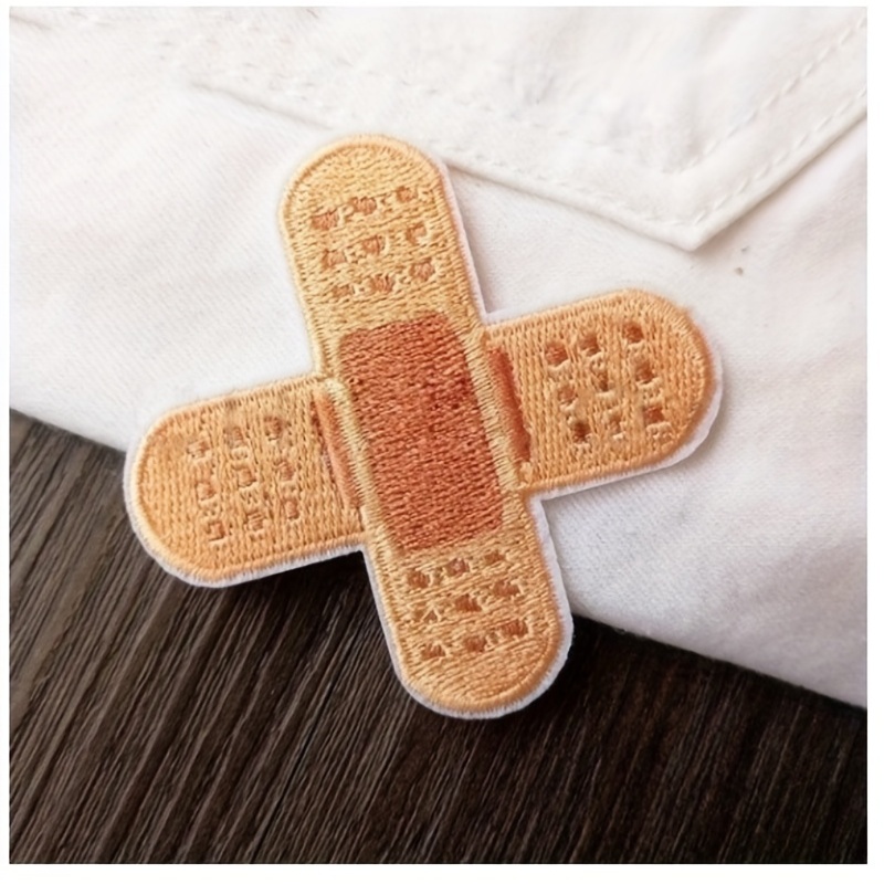 Bandage Embroidered Iron-On Patch