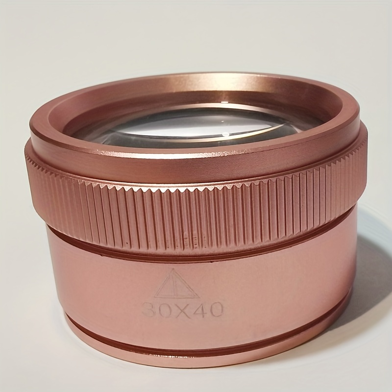 30x Folding Metal Identification Glass Lens Magnifier Diy - Temu