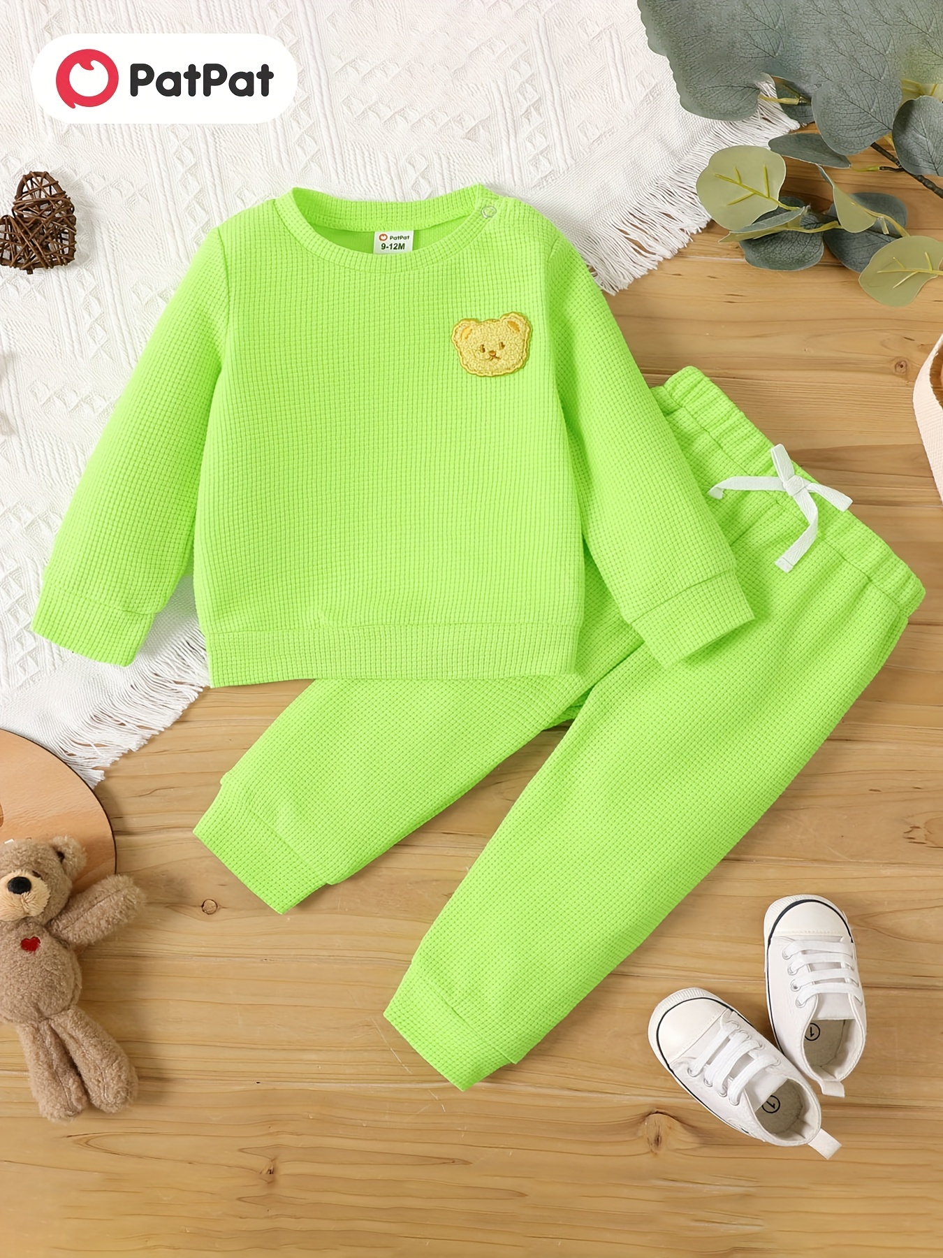 conjunto piezas bebé niño oso dibujos Temu Mexico