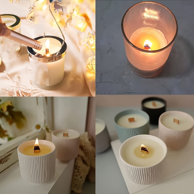 Diy Candle Material Wicks Wicks For Jelly Wax Soy Wax Candle - Temu