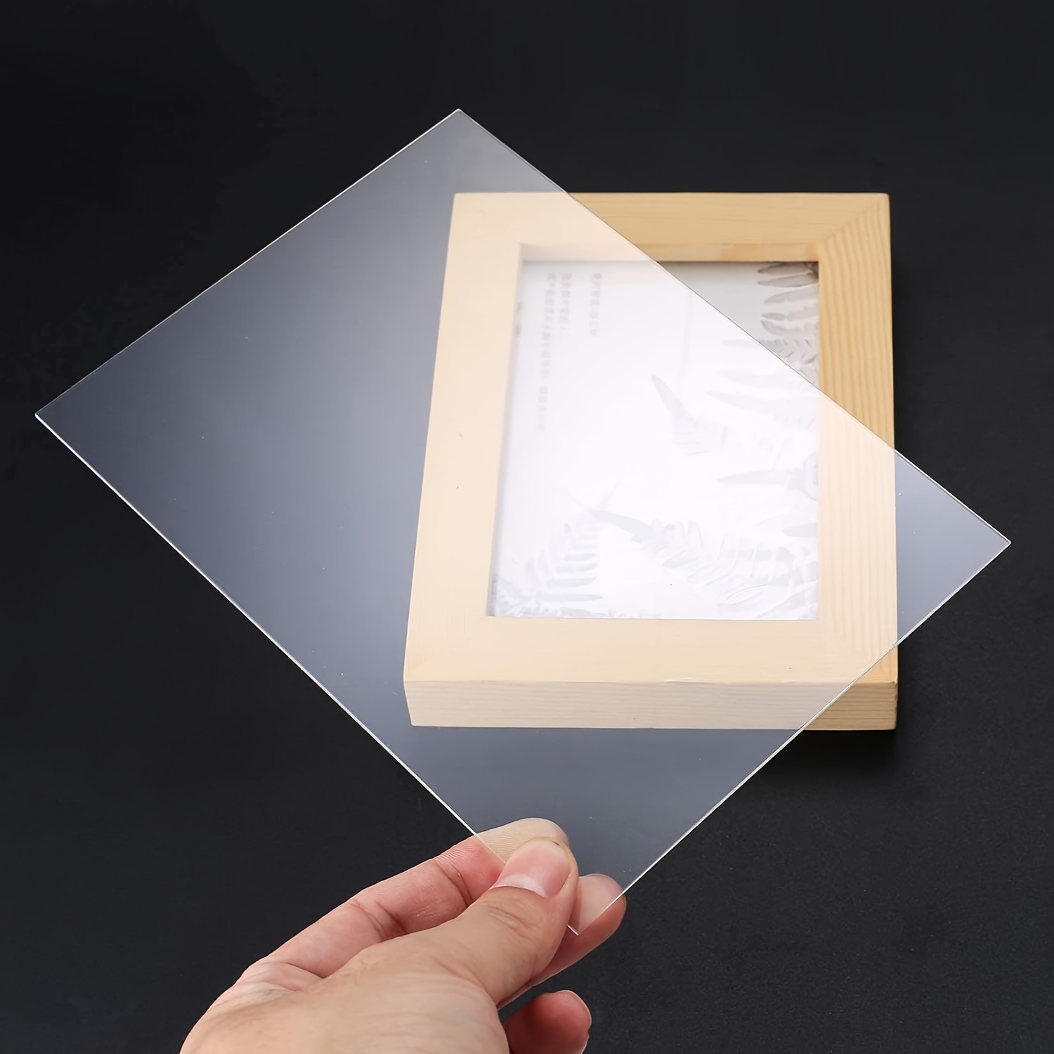 Clear Plastic Sheet Replacement Glass Picture Photo Frames - Temu