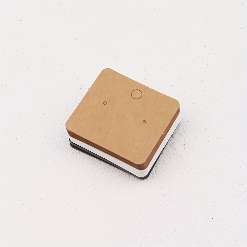 FONDOTIN 1 Set Jewelry Packaging Set Brooch pin Cardboard Earring Storage  Studs Display Card DIY Earring Cards Earring Holder Card Earring Display