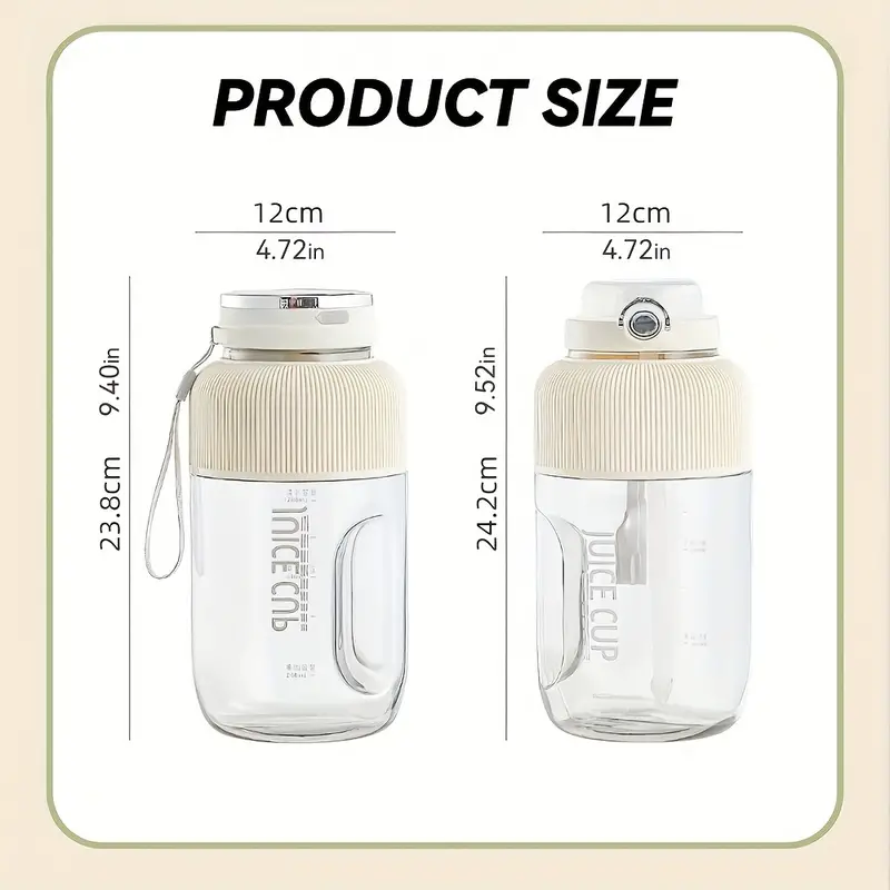 Electric Portable Blender Cup, Usb Charging Juicer, Mixer,, Protein Powder,  Shake, Fruit, Mini Blender, Kitchen, Going Out, Sports, Office, Camping,  Kitchen Stuff Kitchen Accessories Juicer Accessories Back To School - Temu