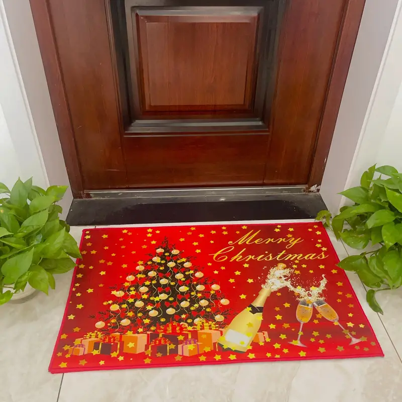 Christmas Doormat, Outdoor Welcome Mat, Indoor Front Door