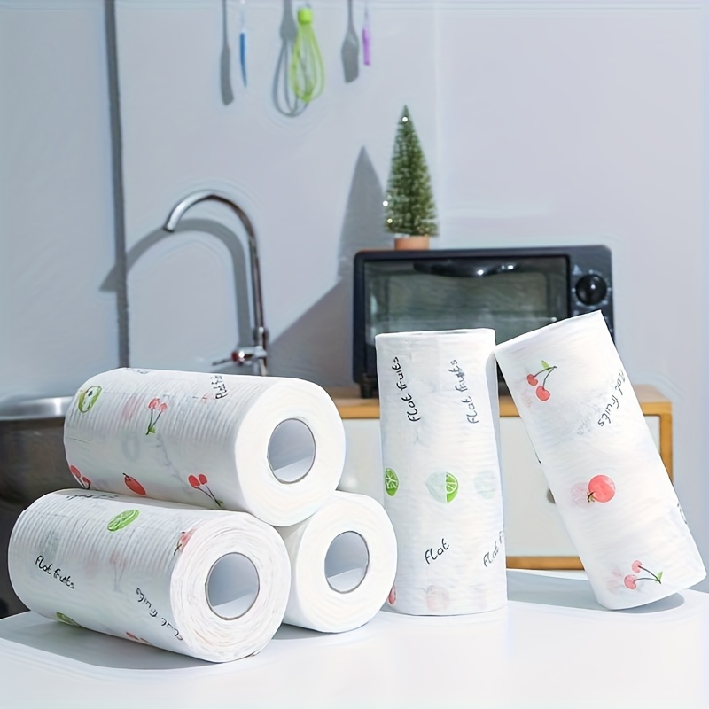Reusable Paper Towels Printed Paper Towel Soft Absorbent - Temu