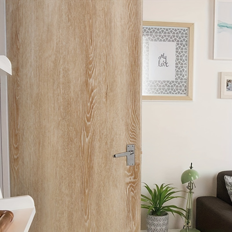 Papel pintado de madera con textura de madera de roble, autoadhesivo,  extraíble y papel de contacto para habitación, hogar, dormitorio, sala de  estar