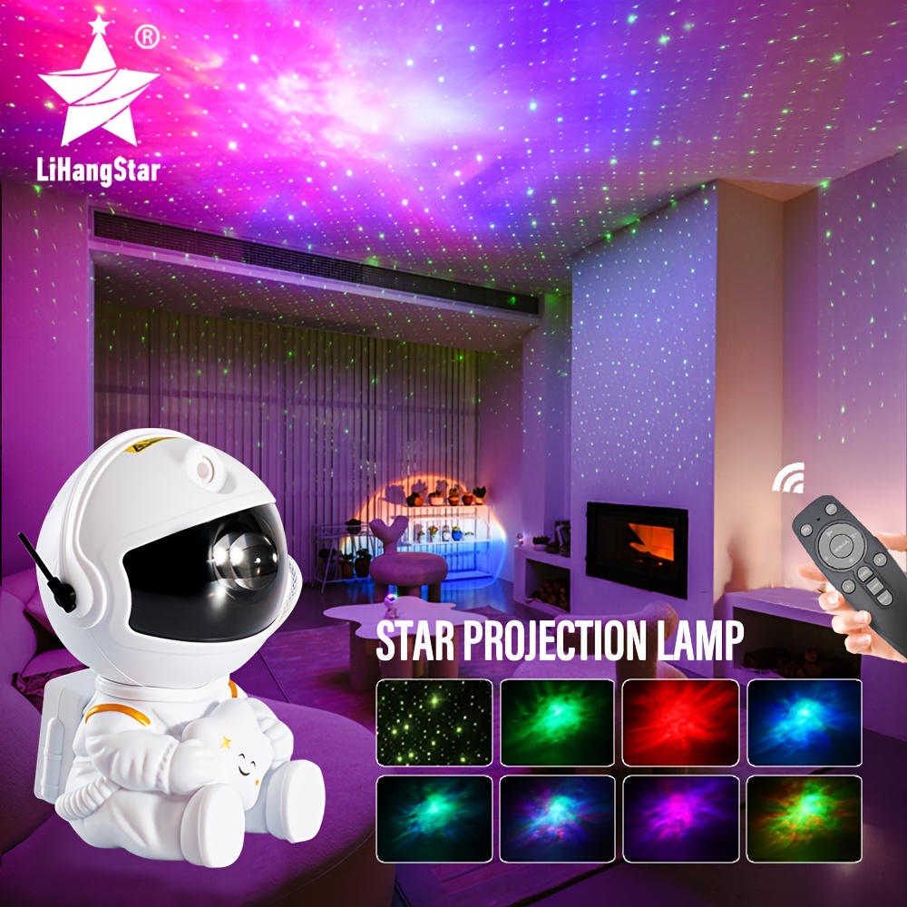 Proyector de galaxia, luz nocturna, proyector de estrellas 12 en 1, lámpara  de proyector de nebulosa giratoria de 180 grados para el hogar