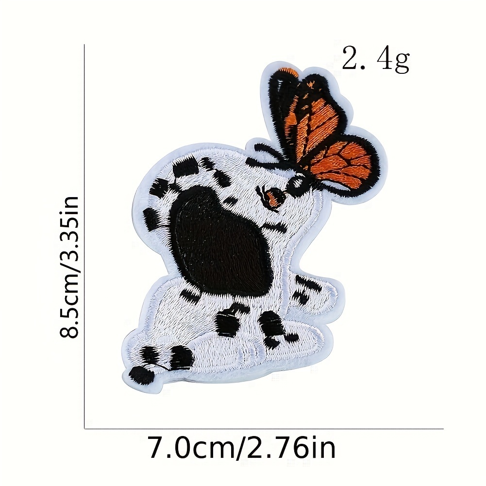  20pcs Monarch Butterfly Iron on Patches, 2 Size Embroidered Sew  Applique Repair Patch