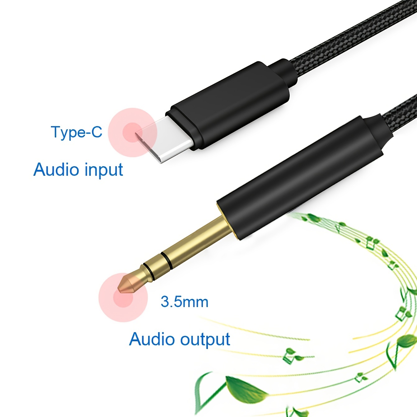 usb type c aux audio cable headset speaker headphone jack
