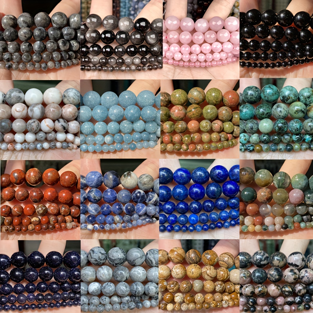 Faceted Natural Chakra 4mm Beads Gemstone Rainbow Colors