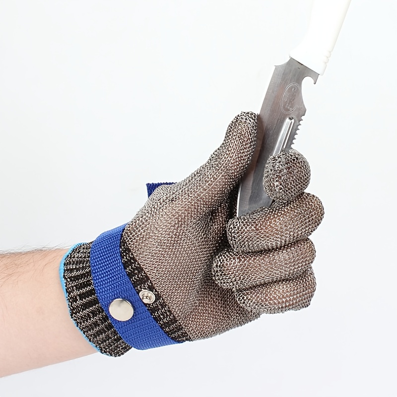 Cut-Resistant Stainless Steel Wire Metal Mesh Work Gloves – induzeug